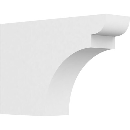 Ekena Millwork Standard Yorktown Architectural Grade PVC Rafter Tail, 3"W X 8"H X 12"L RFTP03X08X12YOR